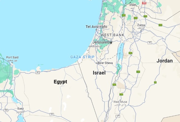 Map of Gaza