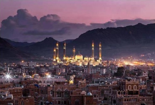 A mosque is Sana’a, Yemen. Credit: Ravathi Raju.